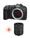 Безогледален фотоапарат Canon - EOS R8, 24.2MPx, черен + Обектив Canon - RF 85mm f/2 Macro IS STM - 1t